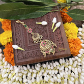 Vriksham Designer 1 Gram Gold Maang Tikka-G20338